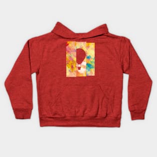 Ballooning in flowers Kids Hoodie